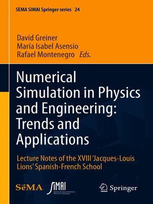 cover image of Numerical Simulation in Physics and Engineering